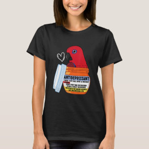 Camiseta Loro antidepresivo cutáneo I Eclectus femenino
