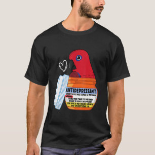 Camiseta Loro antidepresivo cutáneo I Eclectus femenino