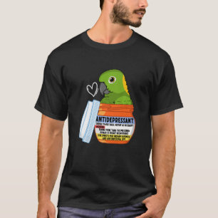Camiseta Loro antidepresivo lindo I Amazonía napada amarill