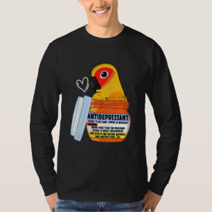 Camiseta Loro antidepresivo lindo I conuro solar