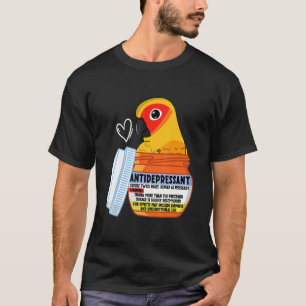 Camiseta Loro antidepresivo lindo I conuro solar