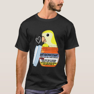 Camiseta Loro Antidepresivo Lindo I Cotorra Monja Amarilla