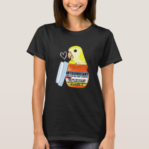 Camiseta Loro Antidepresivo Lindo I Cotorra Monja Amarilla