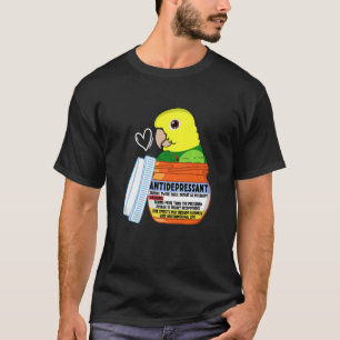 Camiseta Loro antidepresivo lindo I de doble cabeza amarill