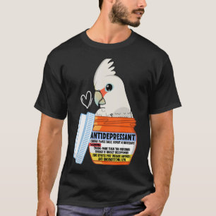 Camiseta Loro antidepresivo lindo I Goffins Cockatoo