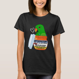 Camiseta Loro antidepresivo lindo I macho Eclectus