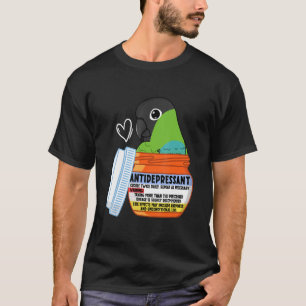 Camiseta Loro antidepresivo lindo I nanday conure