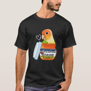Camiseta Loro antidepresivo lindo I Queche verde piña