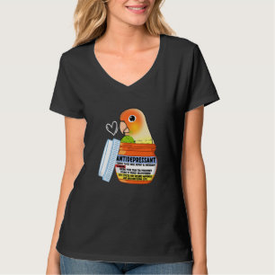 Camiseta Loro antidepresivo lindo I Queche verde piña