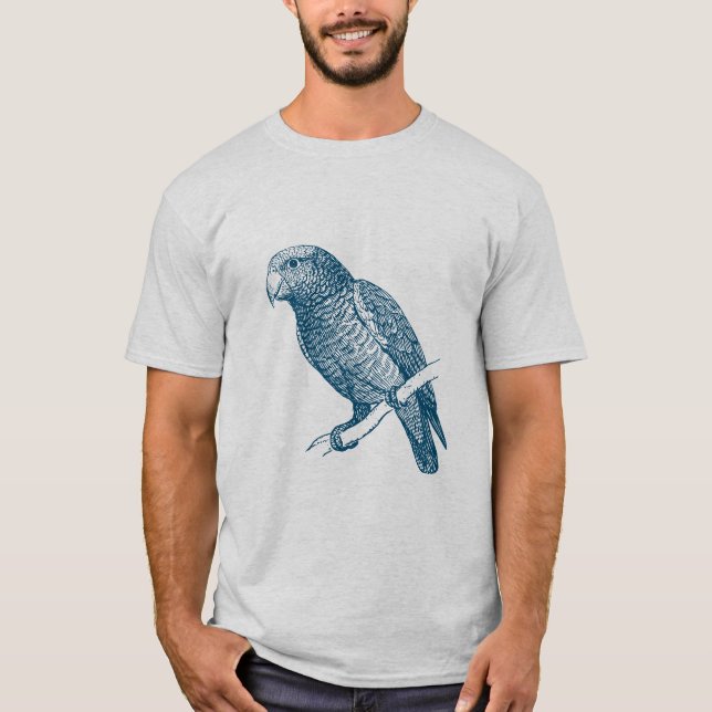 Camiseta Loro - Azul oceánico (Anverso)