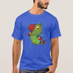 Camiseta Loro baila Chica animal parlante de pájaros