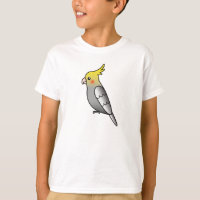 Loro Cacatúa de dibujos animados gris
