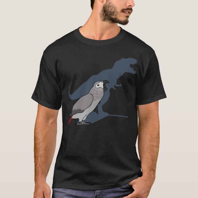 Camiseta Loro chillón, memes de Birb, divertida T-Rex despu (Anverso)