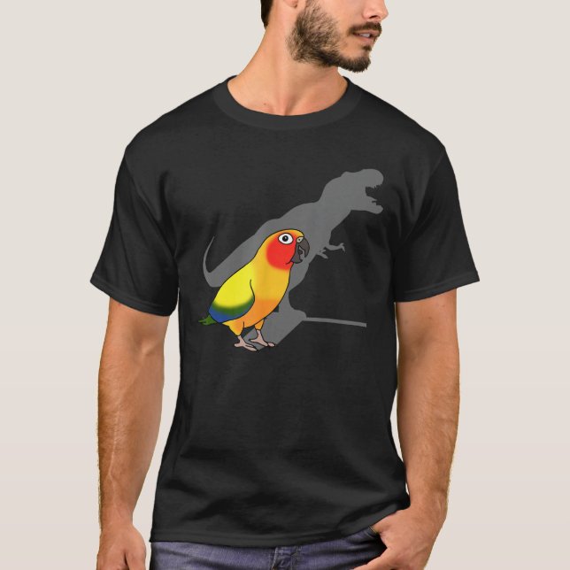 Camiseta Loro chillón, memes de Birb, divertido sol de T-Re (Anverso)