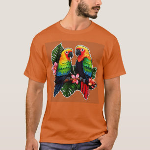 Camiseta Loro colorido Cockatoo Parakeet Macaws Parrot 5