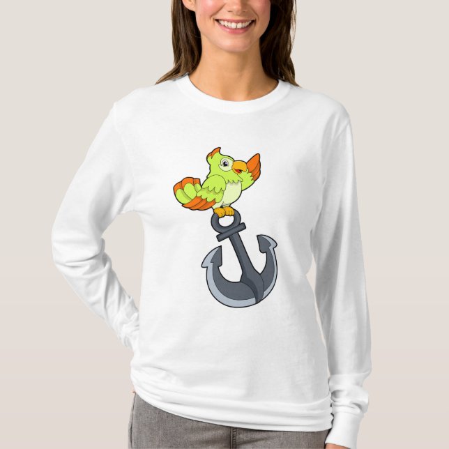 Camiseta Loro con ancla (Anverso)