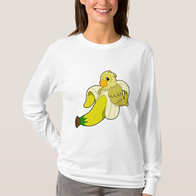 Camiseta Loro con banana (Anverso)