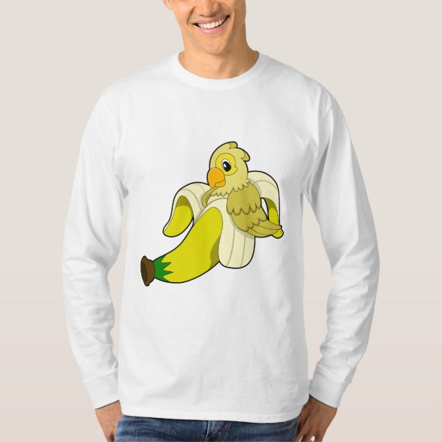 Camiseta Loro con banana (Anverso)
