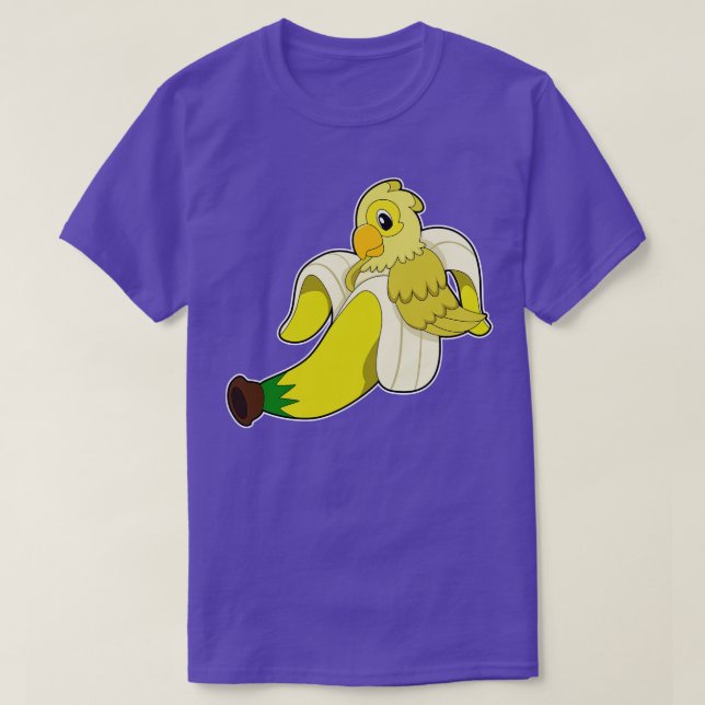 Camiseta Loro con banana (Diseño del anverso)