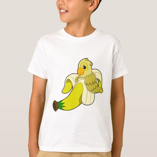 Camiseta Loro con banana (Anverso)