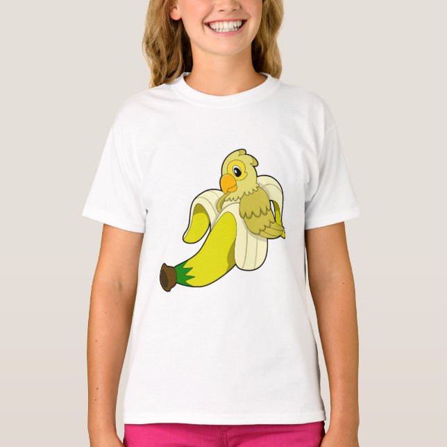 Camiseta Loro con banana (Anverso)