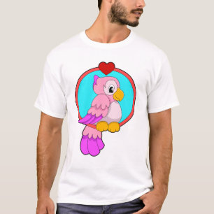 Camiseta Loro con corazón