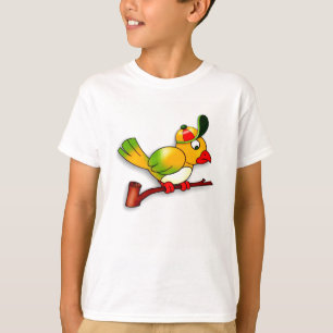Camiseta Loro con Gorra activado