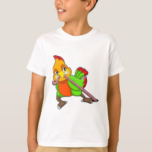 Camiseta Loro con gusano