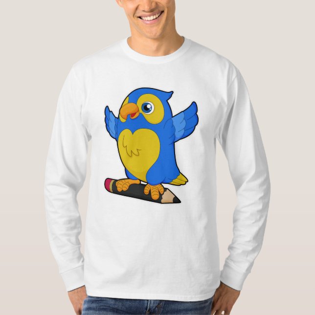 Camiseta Loro con lápiz (Anverso)