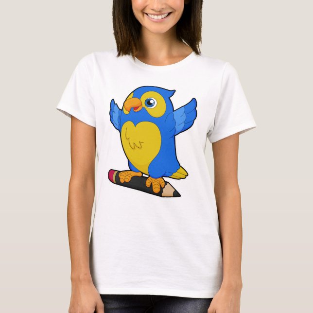Camiseta Loro con lápiz (Anverso)