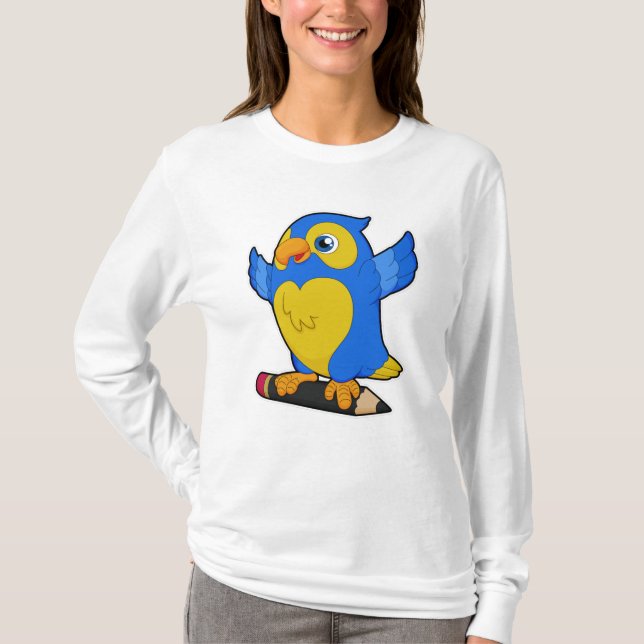 Camiseta Loro con lápiz (Anverso)