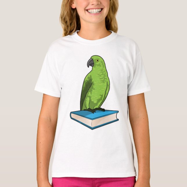 Camiseta Loro con libro (Anverso)