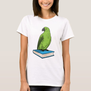 Camiseta Loro con libro