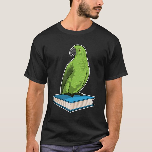 Camiseta Loro con libro (Anverso)