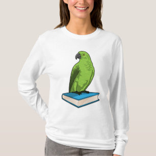 Camiseta Loro con libro