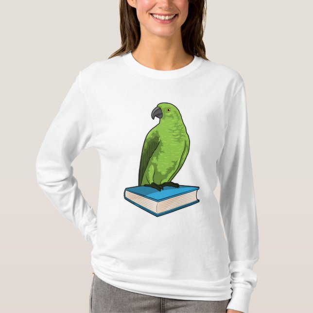 Camiseta Loro con libro (Anverso)