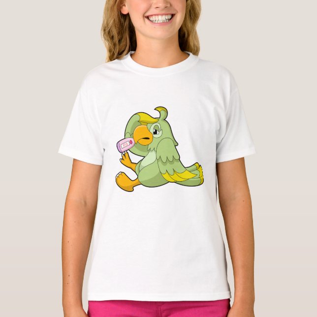 Camiseta Loro con termómetro clínico (Anverso)