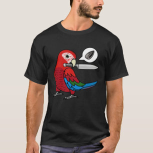 Camiseta Loro Cuchillo Quiere Semillas I Guacamayo de Ala V
