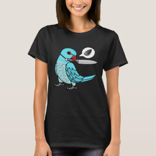 Camiseta Loro Cuchillo Quiere Semillas I Ringneck Indio Azu