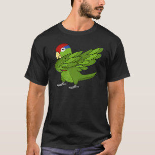 Camiseta Loro Dabbing I Amazonía mexicana de cabeza roja