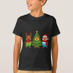 Camiseta Loro de amor Navidad Retro Santa Reno 