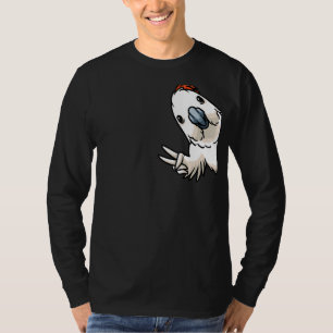 Camiseta Loro De Aves Crestes De Cockatoo Salmon