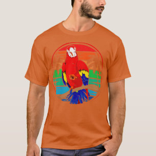 Camiseta Loro de aves extrañas Macaw
