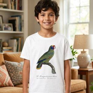 Camiseta Loro de Cola Roja Amazona, Amazona Brasiliensis