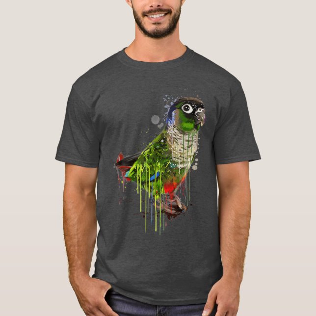 Camiseta Loro de conejo de queso verde lindo (Anverso)