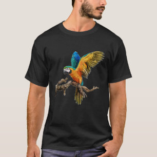 Camiseta Loro de época amor Amarra lindo Pájaros regalo de