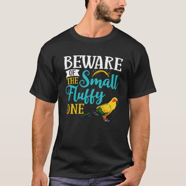 Camiseta Loro de jaulas de pájaro de Sun Conure (Anverso)