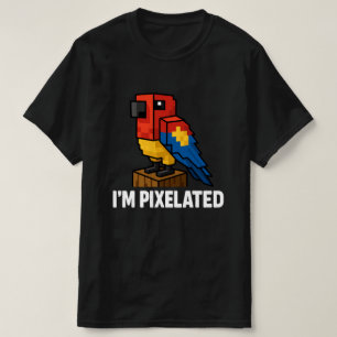 Camiseta Loro de loro de jungla de blocky
