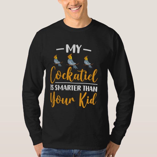 Camiseta Loro de pájaro Cockatiel 1 (Anverso)