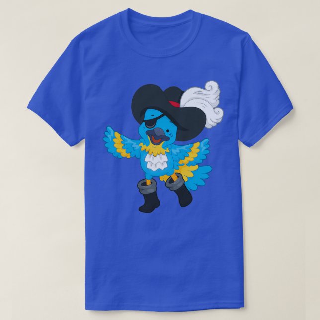 Camiseta Loro De Pegatinas De Carabia (Diseño del anverso)